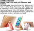Tablet Stand Holder,Aluminum Solid Portablet Desktop Dock Hands Free Cradle Compatible with Tablets Such As iPad Air Mini Pro, Phone 14 13 11 XR M...