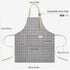 NLUS 2 Pack Kitchen Cooking Aprons, Adjustable Bib Waterproof Chef Apron with 2 Pockets for Men Women(Green Plaid/Grey Plaid)...