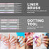 AIMEILI Nail Art Brushes Set Gel Polish Nail Art Design Pen Painting Tools, Dual-ended Nail Art Liner Brush Pen for Nail Gel Polish Painted Nail D...