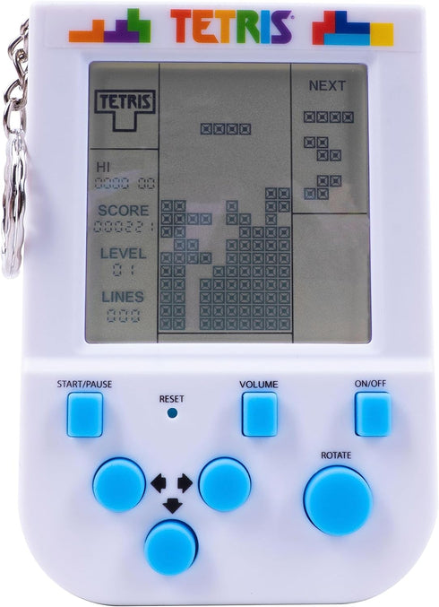 Tetris Keyring Handheld Arcade Game - Retro Mini Portable Handheld Tetris Game for Kids and Adults. Original Gameplay Including Original Tetris So...