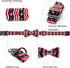 Lionheart glory American Flag Dog Collar, 4 of July Dog Bow Collar Heavy Duty Adjustable Patriotic Dog Collar with Bowtie for Small Dogs Pet Gift...