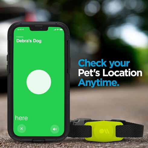 Case-Mate Airtag Dog Collar Holder - Water Resistant Airtag Holder Dog Tag - Lightweight, Protective Airtag Case for Dog Collar - Pet Collar Airta...
