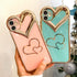 BANAILOA Compatible with Phone 11 Case Cute,Sparkle Plating 3D Love Hearts Case Camera Lens Protective Soft TPU Girly Case Cover Designed for Phon...