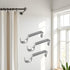 IHRDNNR Curtain Rod Holders Silver Heavy Duty Adjustable Rod Brackets for 7/8 or 1 Inch Rods, Set of 3 (Silver)...