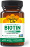 Country Life - Biotin High Potency, 5 mg - 60 Vegan Capsules...