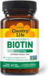 Country Life - Biotin High Potency, 5 mg - 60 Vegan Capsules...
