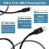 MATEIN USB C Cable 15ft, Extra Long USB Type C Fast Charging Cable Sturdy Nylon Braided USB A to USB C Cable Compatible with Samsung S10/S9/S8/S7/...