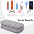 Pencil Case Large Capacity Pen Bag Big Stationery Storage Kit for Office Travel Cosmetic Pouch Arts and Crafts Supplies Organizer Multiple Compart...