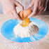Round Silicone Baking Mat,Cake Mat with Size Measurement Specification,Small Silicone Kneading Mat,Bread Kneading Mat,Silicone Baking Mat for Brea...