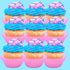 Pink and Blue Gender Reveal Cake Pop Cookie Cupcake Cakes Semi-Sweet Edible Confetti Decorations Sprinkles Desert Jimmies Toppers 6oz...