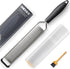 Deiss LUX Fine Grater & Lemon Zester, Parmesan Cheese Grater Handheld - Spices, Citrus Fruits, Hard Cheeses, Garlic, Chocolate, Nuts, Ginger Grate...