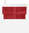 Lux A4 Foil Lined Invitation Envelopes (4 1/4 X 6 1/4) 50/Box, White W/Red Lux Lining (Flwh4872-01-50)...