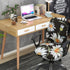 Office Chair Cover Stretchable Computer Desk Chair Seat Covers Anti-Dust Universal Split 2 Piece Rotating Swivel Chair Slipcover Protector (Wild D...