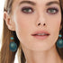 45 Pairs Bohemian Vintage Drop Dangle Earrings Set for Women, Fashion Boho Earrings National Style Tassel Eardrop Hollow Bronze Waterdrop Leaf Jew...