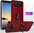 Military Grade Drop Impact Case for Samsung Galaxy Note 8, 360 Metal Rotating Ring Kickstand Holder, Built-in Magnetic Car Mount, Armor Shockproof...