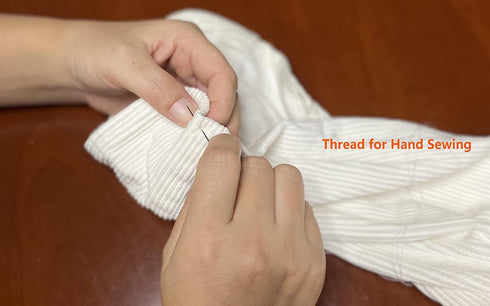 Simthread All Purpose Thread Polyester 400 Yards (1 White 1 Black)......