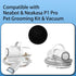 6 Pack Sponge Filter Compatible with Neabot & Neakasa P1 Pro Pet Grooming Kit & Vacuum...