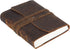 Handmade Leather Journal/Writing Notebook Diary/Bound Daily Notepad For Men & Women Unlined Paper Medium, writing pad for artist, sketch (Brown Ta...