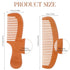 2 PCS Hair Comb, Handmade Wooden Comb, Natural Sandalwood Wide Tooth Comb, Small Fine Tooth Wood Comb for Women for Detangling Styling Wet or Dry ...