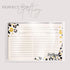 50 Gold Foil Cheetah Print Recipe Cards from Dashleigh, 4x6 inches, Double-Sided...