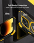 for iPhone 14 Pro Case, Compatible with MagSafe, Crystal Clear Case with Magnetic Ring, Multicolor Protective Shockproof Bumpers, Not Yellowing Sl...