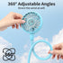 Portable Neck Fan, Battery powered Rechargeable Fan,Hand Free Personal Fan, Adjustable, Wearable Fan for Travel Sport Work Women Kids (Blue)...