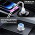 ?MFi Certified?iPhone Fast Car Charger, BARMASO 4.8A Car Power Adapter Dual USB Car Charger Fast Charging Cigarette Lighter with 2Pack Lightning C...