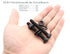 LBY 8 Sets 5/16-18×2-1/2'' Hex Head Screws Bolts(Fully Threaded), Nuts(Heavyd), Flat & Lock Washers Kit, Alloy Steel (Black)...