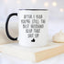 YouNique Designs 1 Year Anniversary Coffee Mug for Him, 11 Ounces, 1st Wedding Anniversary Cup For Husband, One Year, First Year, 1st Year (Black ...
