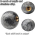Round Ball Shift Knob Universal Marble Style Gear Shift Knob 5 6 Speed for Manual Automatic Vehicles with Adapters (Gray)...