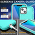 AICase for iPhone 13 Mini Case(5.4") with Glass Screen Protector, Heavy Duty Drop Protection Full Body Rugged Shockproof/Dust Proof Military Prote...