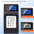 3 Pack BP-70A Replacement Batteries with Charger for Samsung BP70A BP 70A WB30F, WB35F, WB50F, DV150F, ST150F, MV800, ES65, ES67, ES70, ES71, ES73...