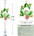 Metal Frog Suncatcher Crystals for Window Ornament - 17" Outdoor Fence Wall Art Decor, Rainbow Maker Hanging for Garden Yard Living Room Bedroom P...