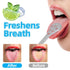 2-Piece Tongue Scraper for Adults, Metal Tongue Scrapers for Oral Care, Professional Tongue Cleaner for Tongue Care, Reduce Bad Breath and Fresh B...
