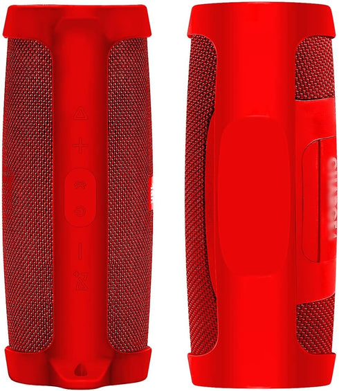 Silicone Case Cover for JBL Charge 4 Portable Waterproof Wireless Bluetooth Speaker, Travel Gel Soft Skin,Waterproof Rubber Carrying Pouch with St...