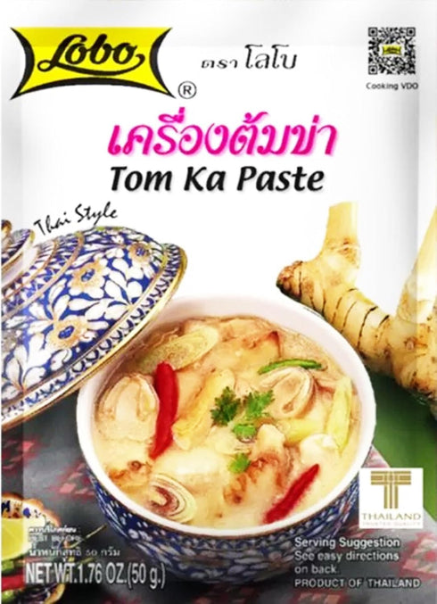 Lobo Envelope Packet Thai Paste, Tom Ka, 1.76 Ounce (Pack of 3)...