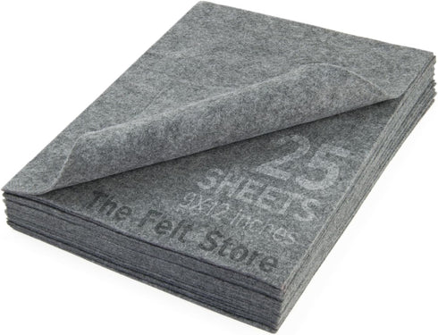 The Felt Store Craft Felt Assorted Sheets - 9" x 12" - 25-Piece Pack- Craft Fabric for DIY Arts & Crafts, Decorations - Soft and Durable Craft Fel...