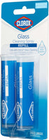 Clorox Glass Cleaner Refill Cartridge for Glass Cleaner Reusable Spray Bottle Two Refill Cartridges Ounces, Household Essentials, Package May Vary...