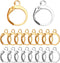 Earrings with Jump Hook, 100 Pieces Round Leverback Earring Hooks Earwires Replacement French Style,Golden and Silver...
