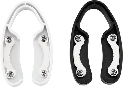 2 Pack Premium Dual Blade Wine Foil Cutter - Wine Bottle Opener Accessory - Gift for Wine Lovers by HQY (Black &White)...