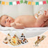 10 Pcs Coral Velvet Pee Covers with Lifting Rings Baby Boy, Strong Water Absorption Pee Shield for Baby Boy, Reusable Pee Cap, Diaper Changing Acc...