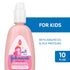 Johnson's Kids Shiny & Soft Hair Conditioning Spray with Argan Oil & Silk Proteins, Tear-Free Conditioning Spray for Shine & Softness, Gentle for ...