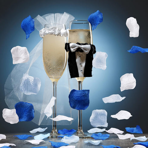 Syhood 1, 600 Pcs Artificial Fake Rose Flower Petals Decoration Silk Centerpieces for Wedding Flower Girl Basket, Aisle Scatter, Table Centerpiece...