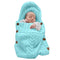 XMWEALTHY Newborn Baby Wrap Swaddle Blanket Knit Sleeping Bag Receiving Blankets Stroller Wrap for Baby(Sky Blue) (0-6 Month)...