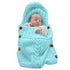 XMWEALTHY Newborn Baby Wrap Swaddle Blanket Knit Sleeping Bag Receiving Blankets Stroller Wrap for Baby(Sky Blue) (0-6 Month)...