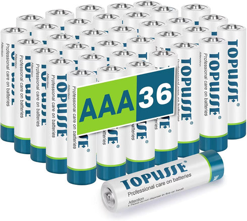 36 Pack AAA Batteries, Long Lasting Alkaline 1.5v LR03 Leakproof Triple A Size Battery,10-Year Shelf Life...
