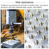 uxcell Tap & Bit Sets, M6 x 1.25 H2 Left Hand Straight Flute Machine Thread Milling Tap, 4.7mm M35 Cobalt High Speed Steel (HSS-CO) Twist Drill Bi...