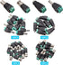 40PCS Male Female Power Connector DC 12V 5.5 x 2.1mm Power Jack Plug Adapter Barrel Connector, BNC Male Female Balun Connector for CCTV Coaxial Ca...