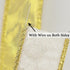 MEEDEE Skinny White Velvet Ribbon with Gold Back Double Sided Christmas Wired Ribbon 1 Inch Velvet Wired Ribbon 25 Yards White Crushed Velvet Ribb...