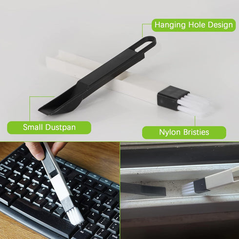 Trycooling Hand-held Groove Gap Cleaning Tools Door Window Track Kitchen Cleaning Brushes (4 Pcs)...